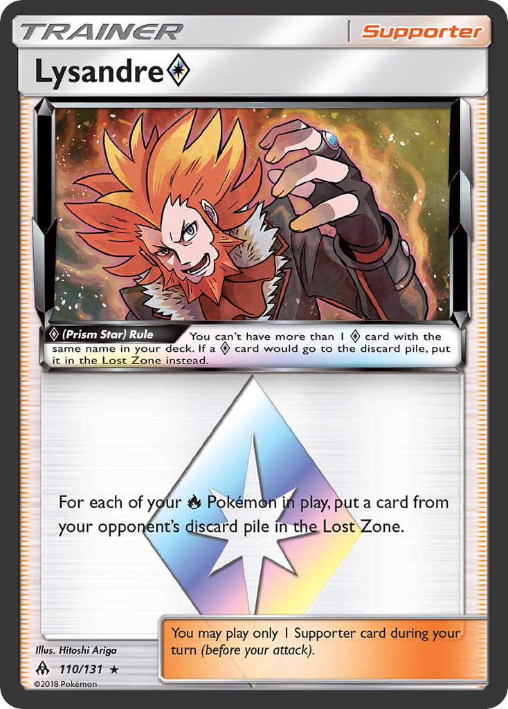 Forbidden Light Lysandre Prism Star #110/131